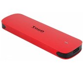 Caja Externa Tooq para SSD M.2 Nvme Roja - Alta Velocidad de Transferencia