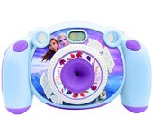 LEXIBOOK - Cámara de fotos digital con 10 stickers de Frozen