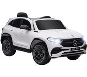HOMCOM Coche Eléctrico para Niños Mercedes-Benz EQA Coche de Batería 12V con Control Remoto Música Bocina Velocidad 3-8 km/h para Niños de 3-8 Años 111,5x69x52,5 cm