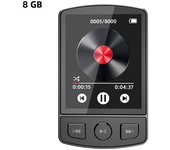 Portable MP3 Player Sport Clip Walkman HiFi Sound 1.8inch Screen Ultralight Bluetooth 5.2 MP3 Player Button for Sport Students