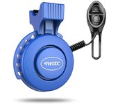 Bicicleta Eléctrica Bell USB Recargable Bocina Campana 120 dB de Fuerte Accesorios de bocina de para Ciclismo de Montaña y Bicicletas de Carretera (Azul)
