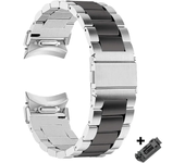 No Gaps Quick Fit Stainless Steel Strap For Samsung Galaxy Watch 6 Classic 43 47mm For Galaxy 6 5 4 44 40mm 5 Pro 45mm Bracelet