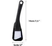 1pc Window Groove Cleaning Brush Dustpan 2 In 1 Household Cleaning Tools Windows Slot Cleaner for Door Floor Keyboard Brush