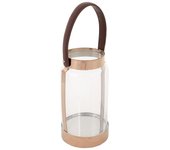 WANDERLUST DECO Farol de Acero Inoxidable y Cristal para Jardín - Diseño Elegante y Resistente a la Intemperie