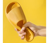 Women's Summer Thick-Soled Sandals Quiet Soft-Bottom Indoor House Slippers Anti-Slip Home Use Men's Flip-Flops