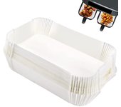 300/100pc Air FryPaper Non-stick Square Parchment Paper Heat-resistant Roasting Pad Oilproof Bake Liner for Ninja Dual Air Fryer