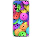 Funda Silicona Antigolpes para Oppo A74 4G diseño Smile Dibujos