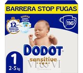 Pañales Dodot Sensitive T1(2-5KG) 116ud -Dodot SensitiveT2(4-8KG) 174ud-Dodot Bebé SecoT3(7-11KG)66U-Dodot Bebé Seco T4(10-15KG)62U-Dodot Bebé SecoT5(12-17KG)56U-Dodot Bebé Seco T6(14-20KG)96U-Dodot toallitas desechables  12*52Toallitas