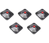 Calentador solar para piscina 735 W, set de 5 Unidades