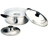 Cazuela Horno 32cm Ibili Aluminio Pulido Asas Bakelita