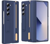 Suitable for Samsung Galaxy Z-fold6/5/4/3 center axis protection invisible pen slot tempered film integrated mobile phone case
