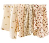 Manta De Algodón Muselina Para Bebé 80X65cm Suave Y Transpirable Ideal Para Embrullos Dormir Y Paseos En Carrito Accesorios Infantiles Para Recién Nacidos