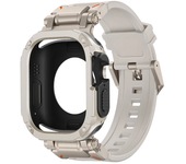 Silicone Strap+TPU Case for Apple Watch Band Ultra2 10 46mm 49mm 44mm 45mm Protector Cover Bracelet for IWatch Series 9 8 7 6 SE