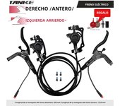 TANKE E-Bike MTB Hydraulic Disc Brake Set Electric E Scooter Power Control Shifter Bicycle Brakes 160mm rotors Aluminum Alloy
