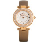 Folli Follie Reloj Análogico-Digital para Mujer de Automático con Correa en Cuero S0357008