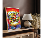1PC S-Super M-Mario Bros Poster Movie Sticky Posters Retro Kraft Paper Sticker DIY Room Bar Cafe Aesthetic Art Wall Painting