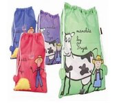 PRYSE  BOLSA MERIENDA 25X32CM MANOLITO Y MANOLITA EN LA GRANJA CAJA:4 unidades  MANOLITO Y MANOLITA