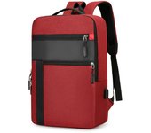 Mochipa impermeable multicuonal para hombre, Bolsa de Negocios para portátil de 15,6 pulgadas, with USB Carga, informal