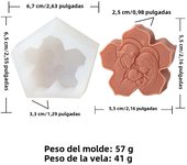Mini Flat Virgin Jesus Holy Family Candle Silicone Mold Oval Round Heart-shaped Cross Sculpture Resin plaster Making Home Decor