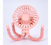 Mini ventilador portátil plegable de pulpo, multifuncional, cinco en uno, silencioso, para el hogar, dormitorio, cochecito de bebé, múltiples escenas