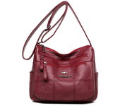 2024 Multi Pocket Women's Shoulder Bag Design Brand Leather Winter Style Men's Handbag Sac a Main