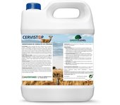 Repelente líquido de ciervos, corzos y cabras  Modificador de conducta  Plantaciones, viñas, árboles frutales y ornamentales  Superficie: 15.000m2   5 litros