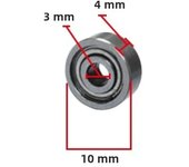 10/20/40Pcs Ball Bearings 608ZZ 687ZZ 623ZZ 626ZZ 688ZZ 625ZZ 685ZZ 607ZZ Deep Groove Miniature Bearings for Skateboard Scooter
