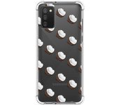 Tumundosmartphone Funda Silicona Antigolpes para Samsung Galaxy A02s diseño Cocos Dibujos