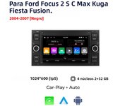 Navifly 2Din Android Car Radio Carplay For Ford Focus 2007 Mondeo S-max C-max Kuga Galaxy Fiesta Transit Fusion Connect Player