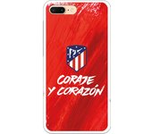Funda original compatible con iPhone 7 Plus - Atlético de Madrid Coraje y corazón - TPU MATE