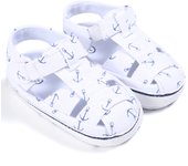 Summer Newborn Baby Boys Girls Fashion Summer Soft Crib Shoes First Walker Infant Anti Slip Sandals Shoes Soft Sole 0-18Months