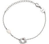Colección BREIL TETRA, PULSERAS DE MUJER en color PLATA with PERLA DE RÍO - TJ3496