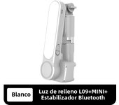 INRAM-L09 Gimbal Stabilizer Selfie Stick Tripod with Fill Light Bluetooth Remote For Cell Phone Xiaomi HUAWEI IOS Smartphone