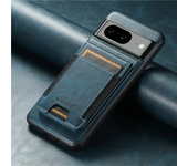 EUCAGR Luxury Magsafe Magnetic Wallet Leather Phone Case For Google Pixel 9 Pro Pixel 8 7 6 Pro 6A 7A 8APocket Card Holder Cover