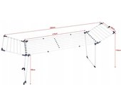 Secadora de ropa promis monza, extensible + 2 alas grandes