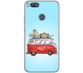 Tumundosmartphone Funda Gel Tpu para Xiaomi Mi 5X / Mi A1 Diseño Furgoneta Dibujos