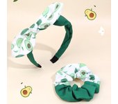 Headband Cute Watermelon Rabbit Ear Hairband Fashion Watermelon Print Hair Tie Children Fashion Cute Headwear Hair Accessories