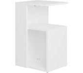 vidaXL Mesa auxiliar de madera contrachapada 36x30x56 cm Blanco, Negro, Roble Sonoma Mesa de sofá Mesa de Entrada para Salón Consola de Entrada Mueble Recibidor Mesita Mesa auxiliar Salon