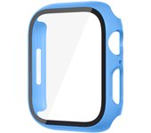 Glass+Case For Apple Watch 8 7 45mm 44mm 41mm 40mm PC Screen Protector Cover iwatch Series 3/4/5/6/SE/7/8 SmartWatch Accessories