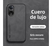 Luxury Leather Phone Case for OPPO A98 A97 A96 A95 A94 A91 A78 A74 A58 A57 A53 A33 5G 4G Cover with Metal Plate Support Car Hold