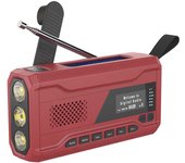 Portable Dab/fm Radio, 4000mah Dynamo Solar Radio, Solar Crank Radio, Survival Solar Radio Dab Radio Usb Charger With Emergency Sos Alarm, Alarm Clock