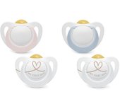 Chupete Nuk 0-6 Meses de Latex Surtido 2 Unidades