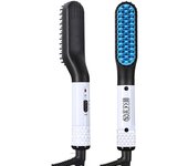 Electric Beard Heated Brush Kit Hair Straightener Straightening Men Quick Styler  Beard Comb Electric Comb For Hair