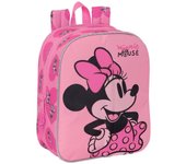 Safta Mochila Guardería Minnie Mouse Loving Adaptable Carro Intercambiable