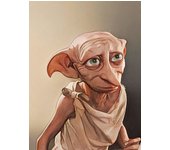 5D DIY Harry Potter Diamond Painting Elf Dobby Hogwarts School of Witchcraft and Wizardry Cross Embroidery Mosaic Art Gift