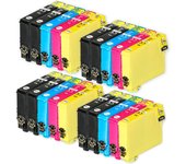 20x Epson 18XL T1811 T1812 T1813 T1814 Cartuchos de Tinta Compatibles para EPSON XP-102 XP-202 XP-205 XP-302 XP-305 XP-402 XP-405 XP-212 XP-215 XP-312 XP-30 XP-415 XP-322