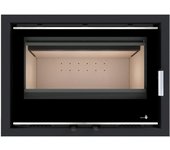 TERMOFOC - Estufa de Leña Insertable con Turbina Modelo PORTIMAO C695 de 7,3 kW