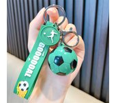 Football Keychain For Fan PVC Soft Glue Soccer Pendant Keychain Accessories Bag Decoration Qatar Cup Souvenirs Key Chain Gifts