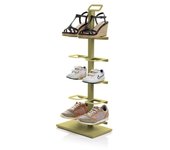 DON HIERRO - Estante Zapatero, zapatero estrecho para armario, hasta 5 pares de zapatos, metal. TIDY-