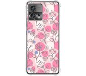 Funda Silicona Antigolpes para Motorola Edge 30 Fusion 5G diseño Flores 07 Dibujos
